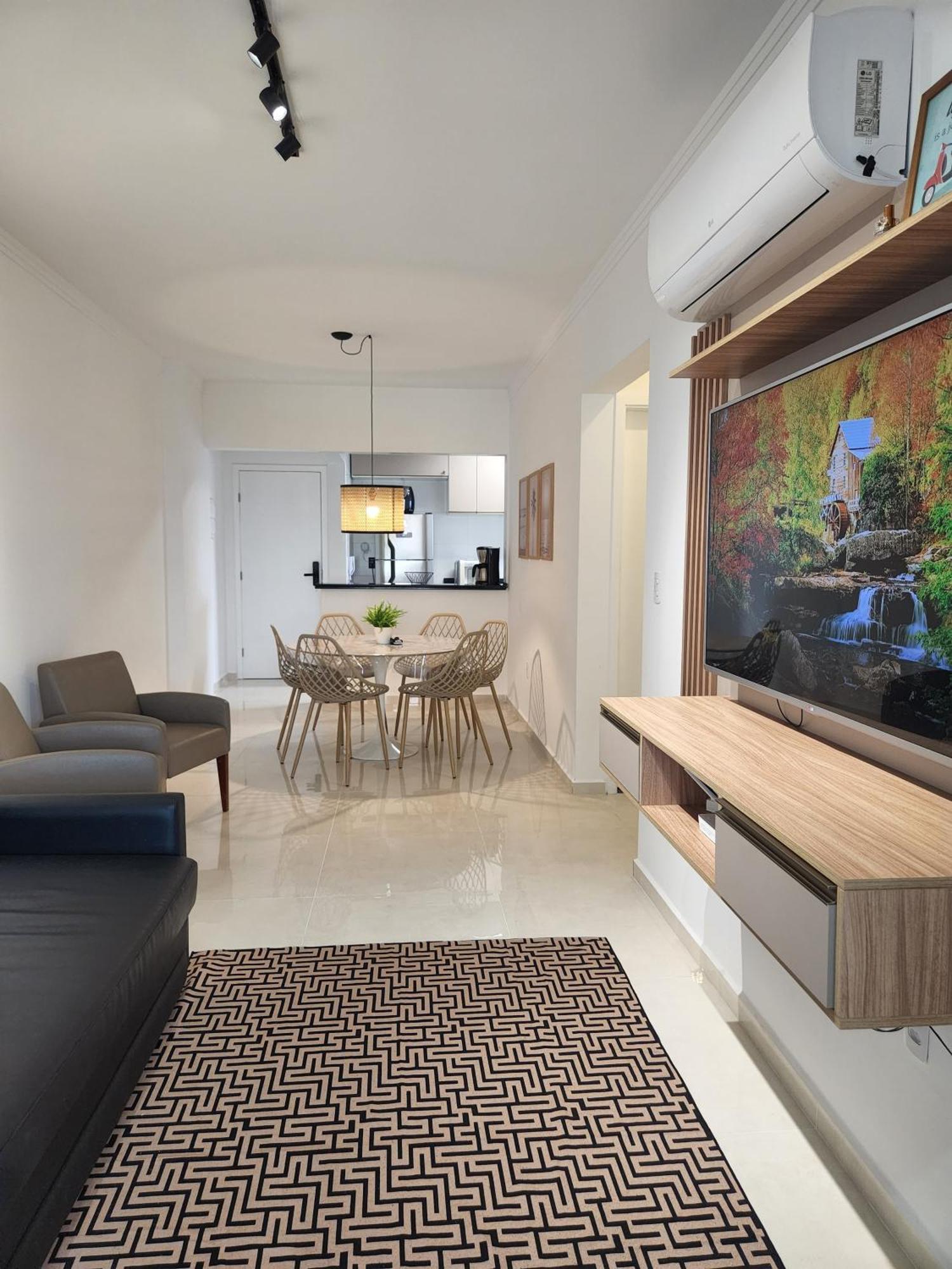 Apartment Apto Novo Pe Na Areia 2dorm Pe Na Areia Praia Grande (Santos)